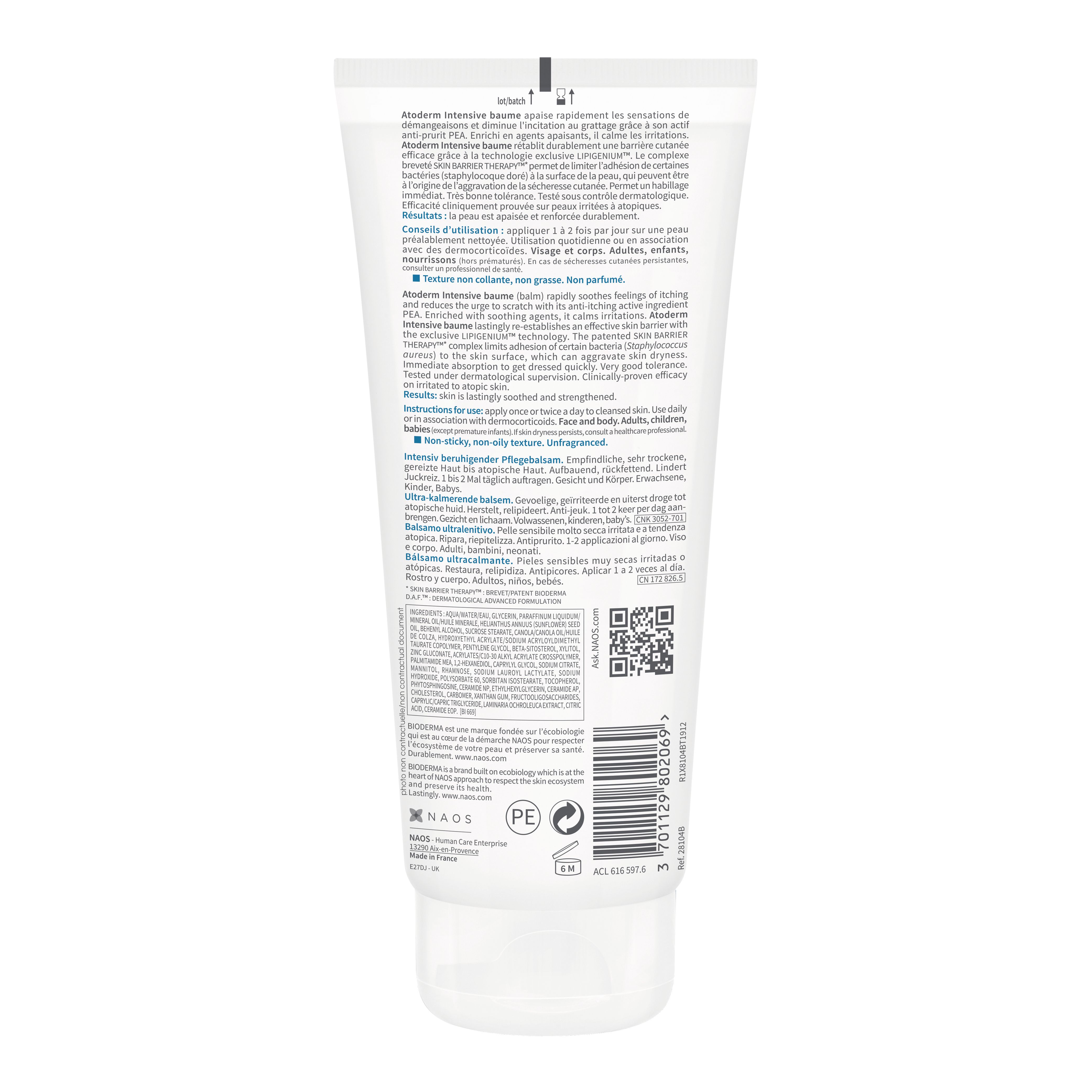 BIODERMA Atoderm INTENSIVE Baume - Jetzt 25% sparen mit Code 