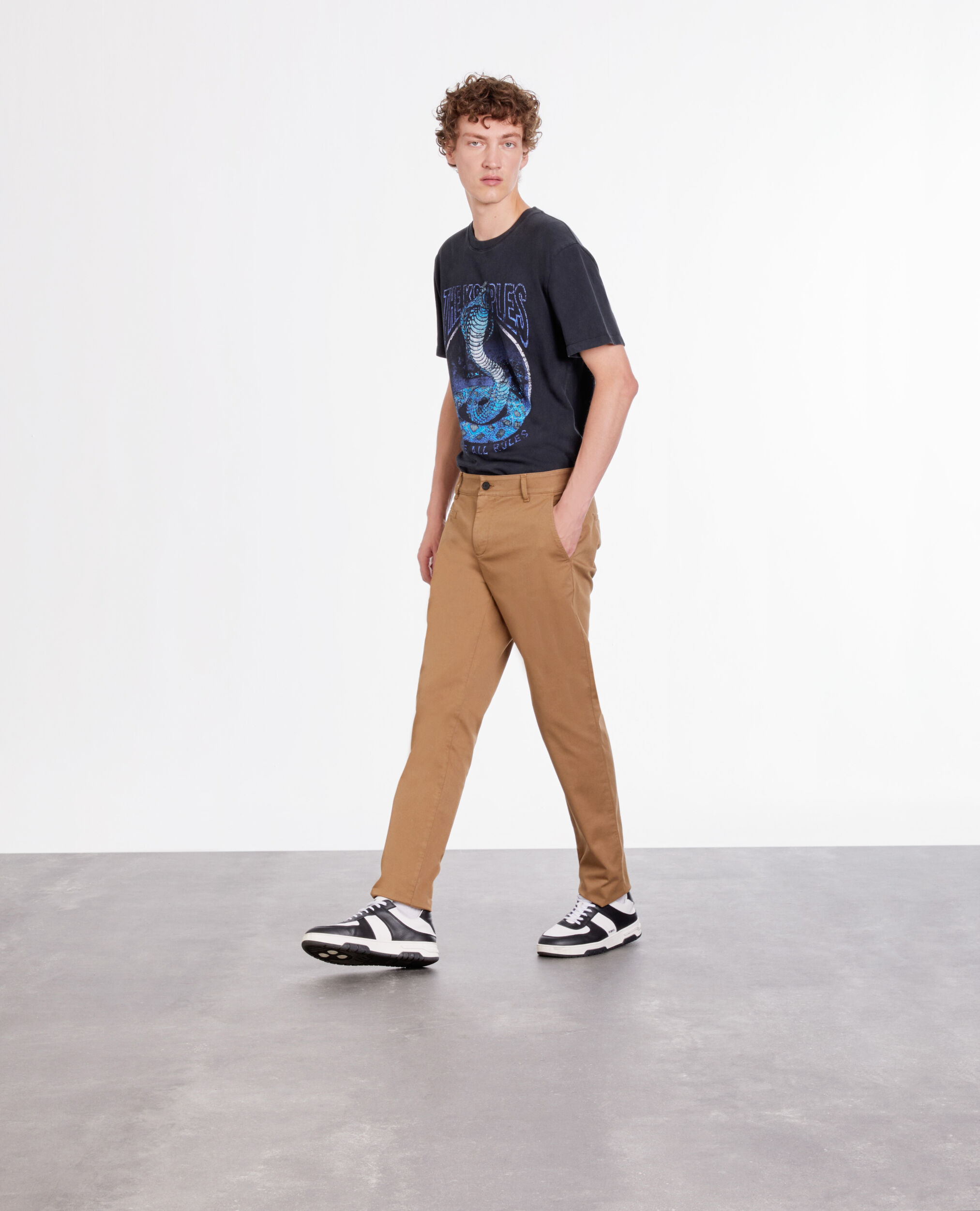 Pantalon chino beige