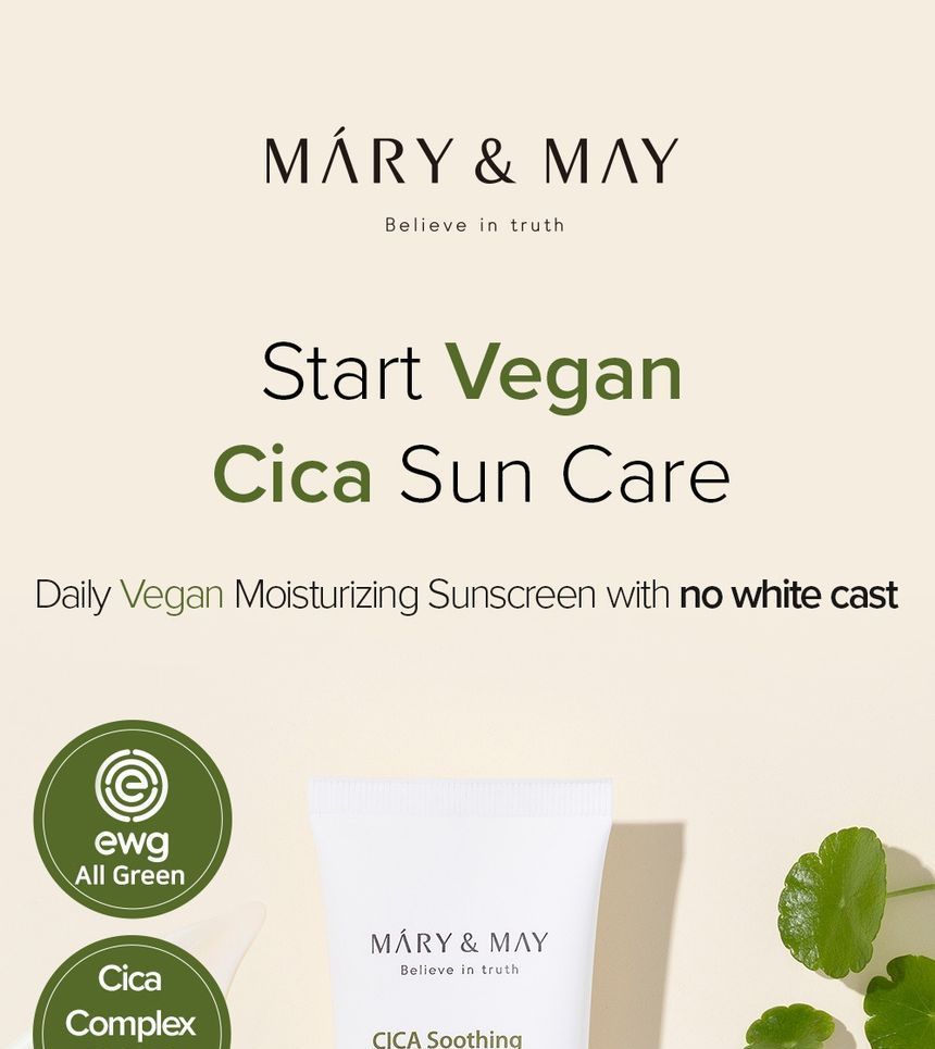 Mary&May - Cica Verzachtende Zonnecrème