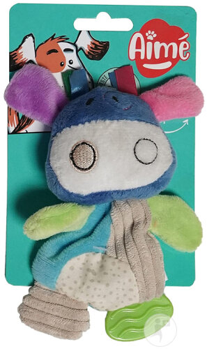 Aimé Jouet Chien Peluche Sonore Vache Avec Squeaker 16cm 1 Pièce