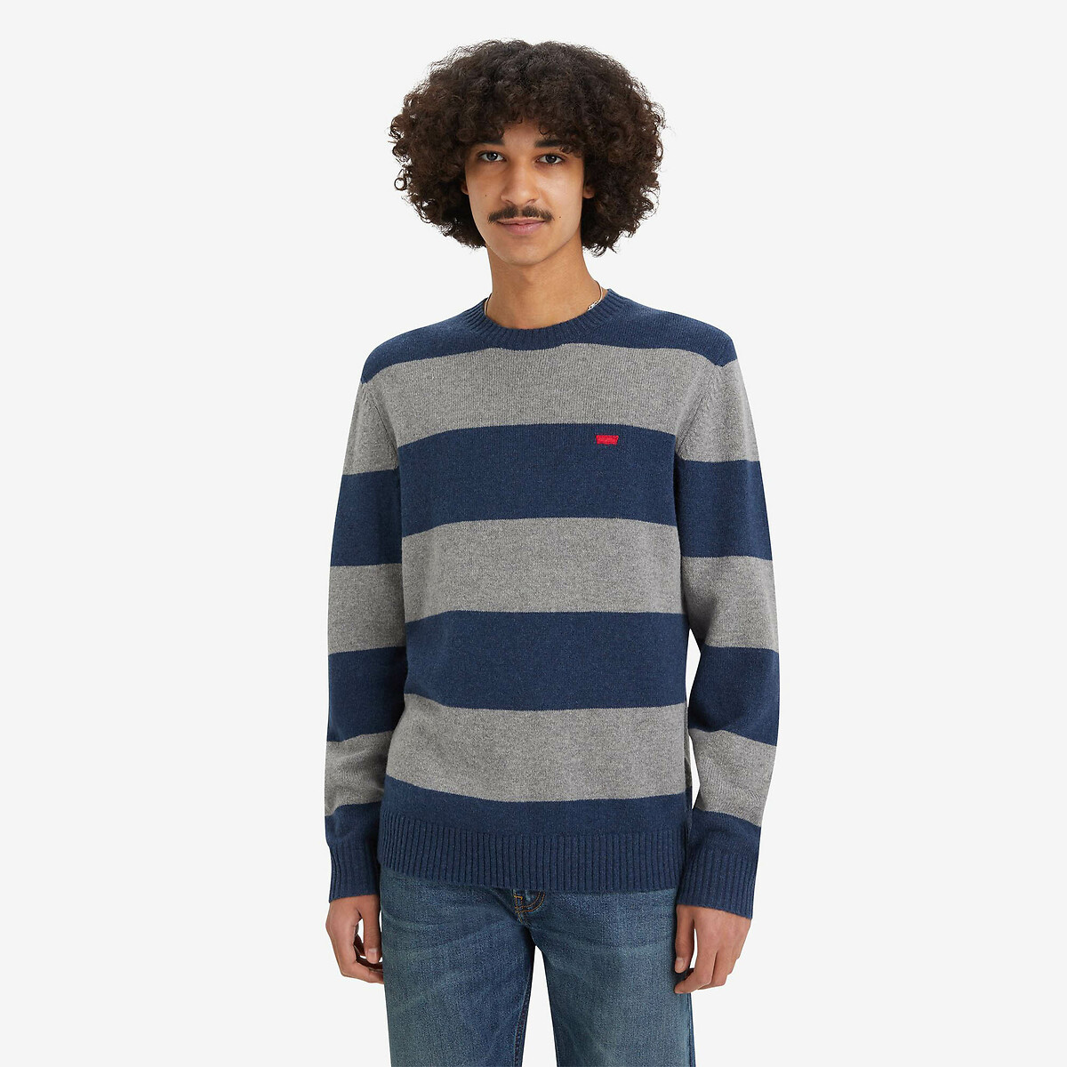 Suéter listrado de lã da Levi's