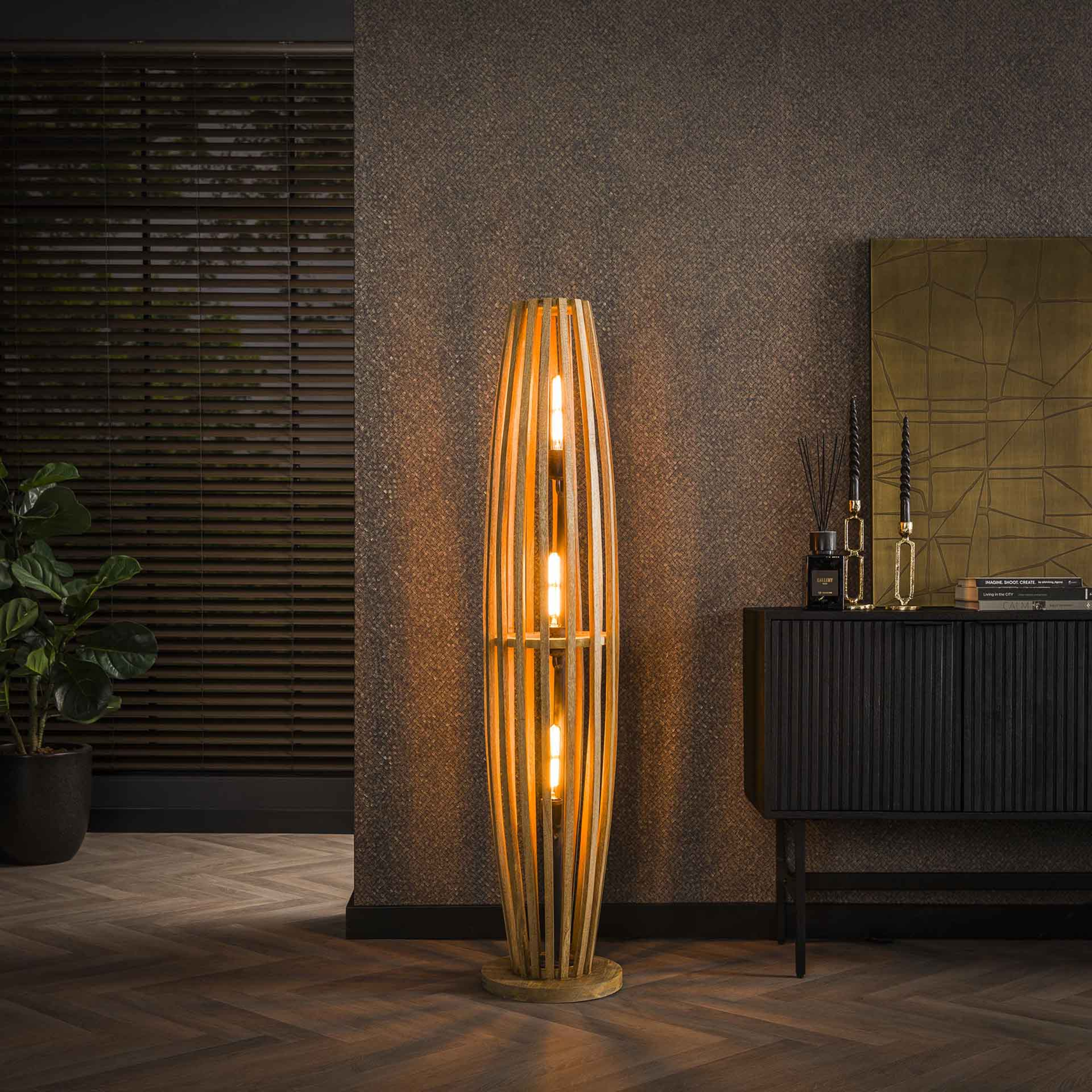 Stehleuchte ORBIT WOOD