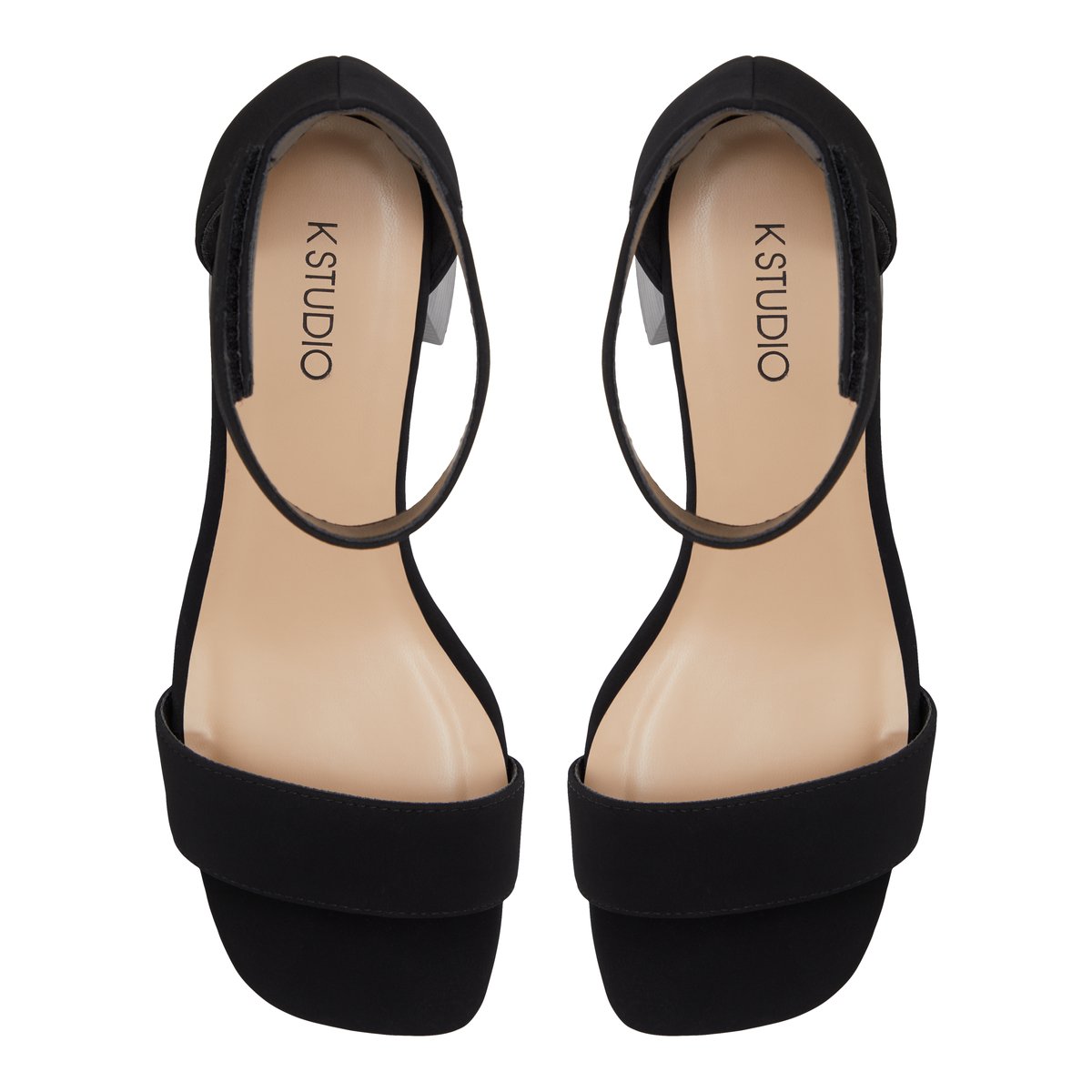 K STUDIO-Rolo-Sandales à talons hauts - Talon Bloc - Noir