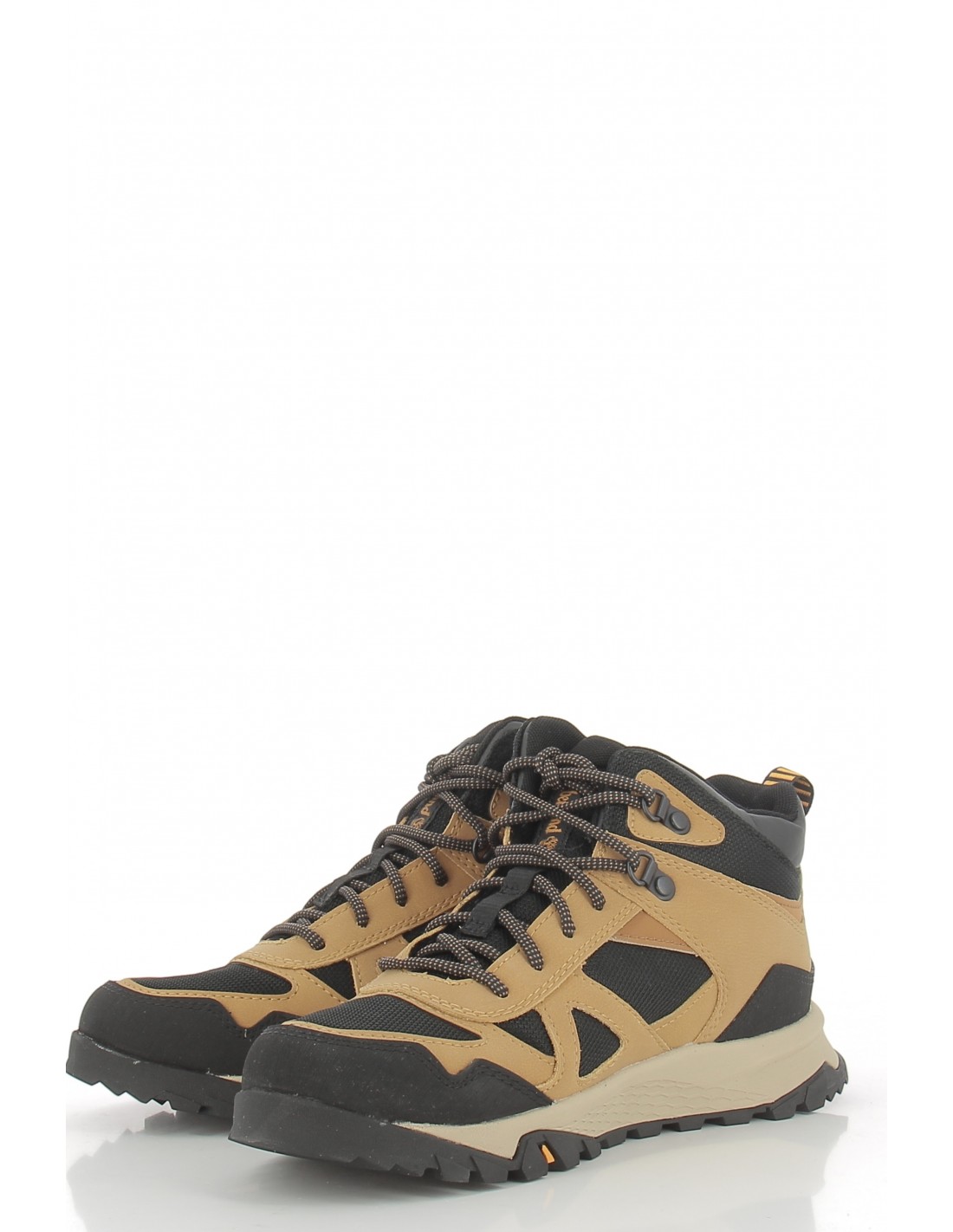 timberland boots femme lincoln peak mid wp wht nubuck marron/noir