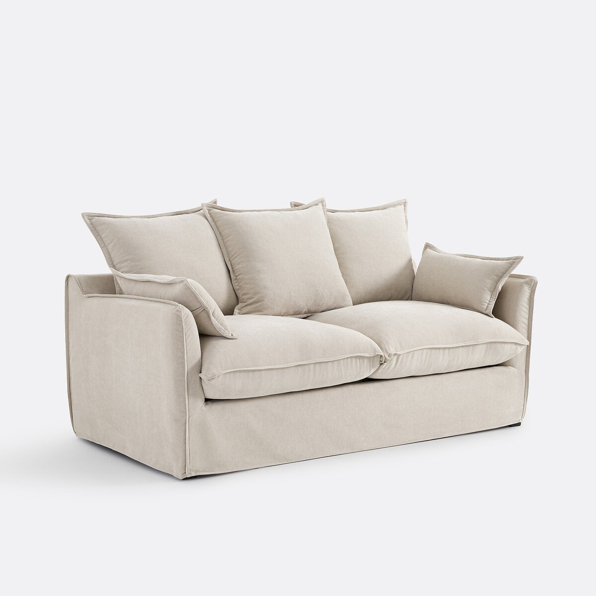 LA REDOUTE INTERIEURS<br>Sleapbank H14 cm, mistura de poliéster, Odna