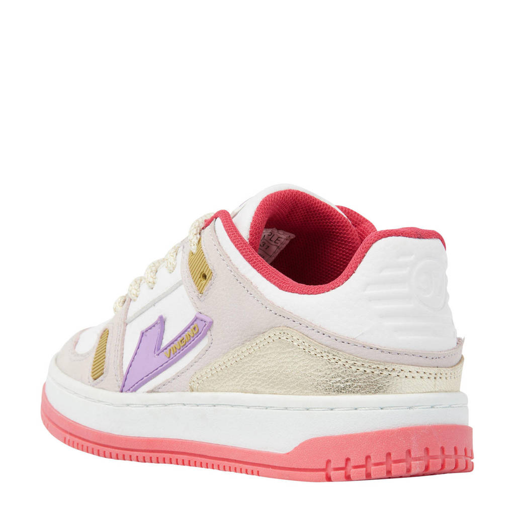 Vingino Nadialeren sneakers wit/roze