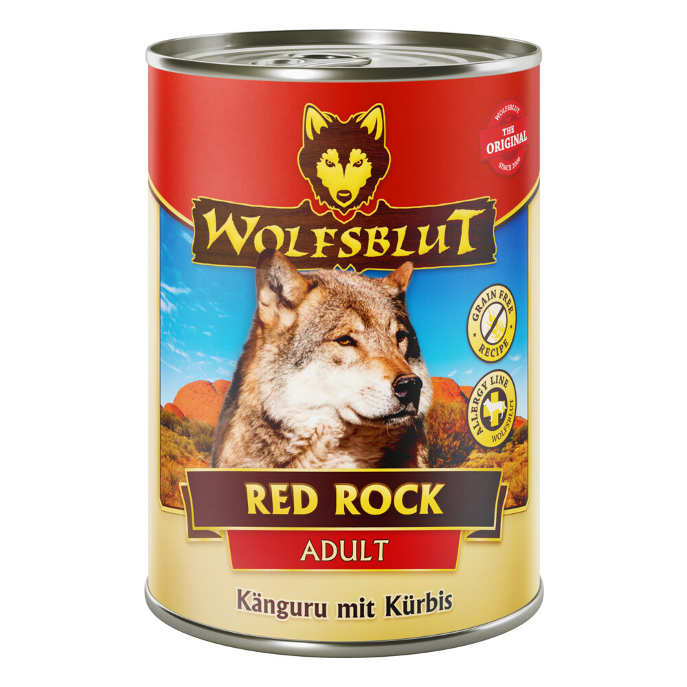 6x Wolfsblut Red RockAdult395 gr