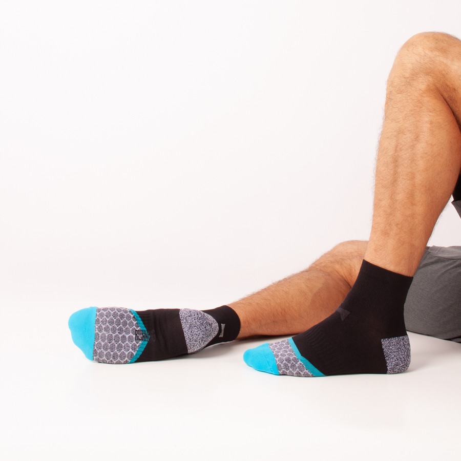 Pacote com 3 pares de meias de corrida Xtreme Technical