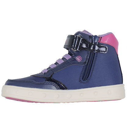 Geox Stiefel m. Leicht - J Skylin - Disney - Stitch - Navy/Fuchs
