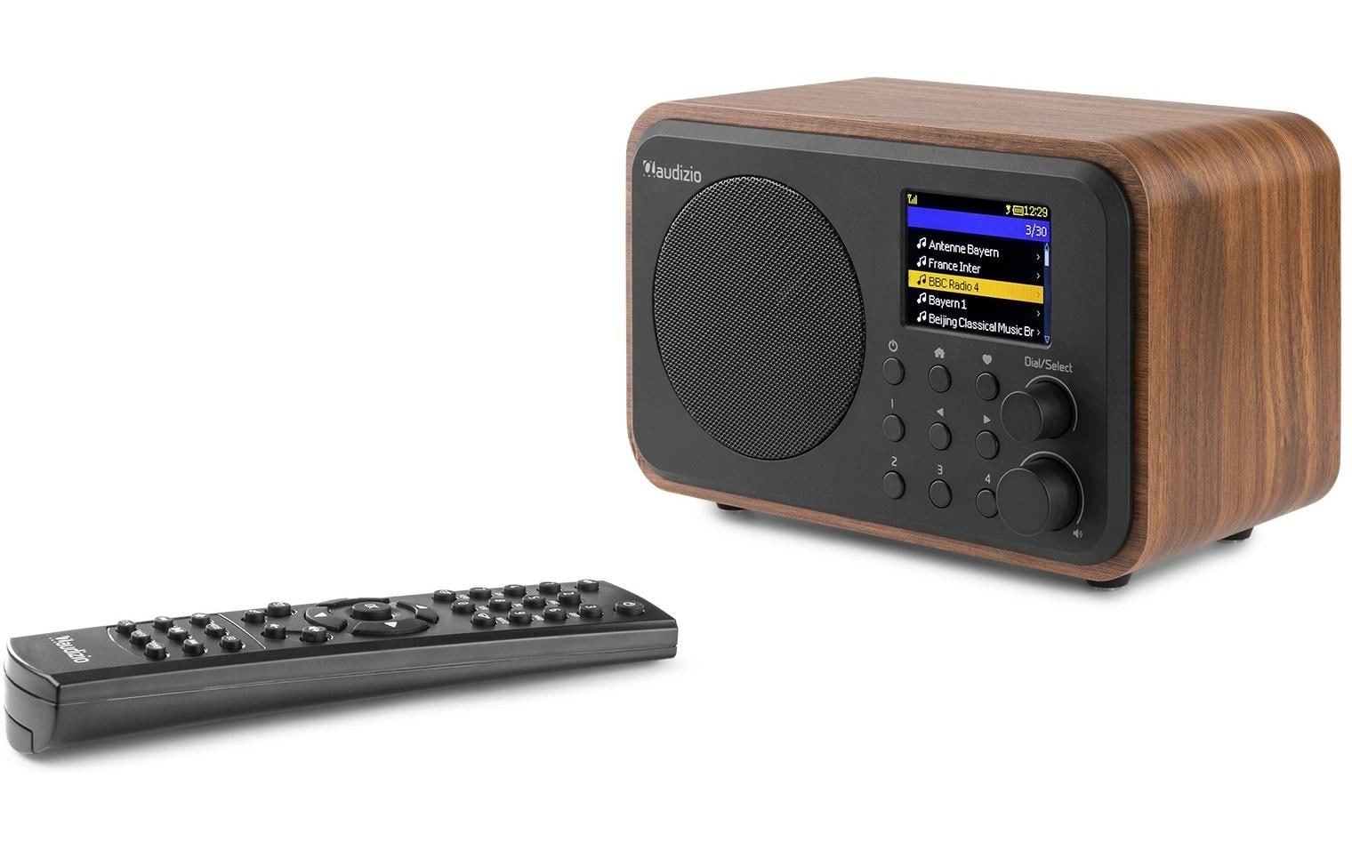 DAB+ Radio Vicenza Braun<br>DAB+ Radio mit Akku, Internet Radio und Bluetooth