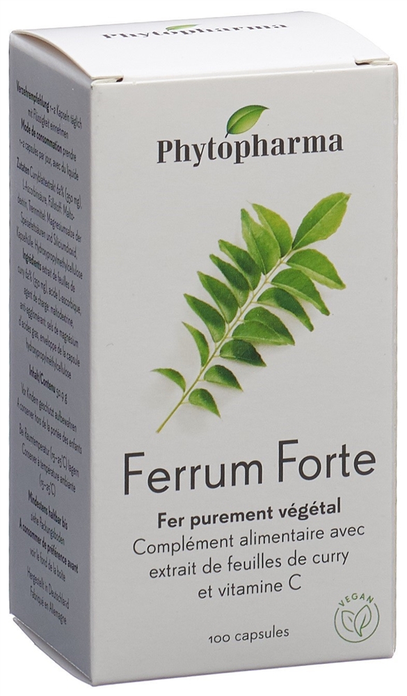 PHYTOPHARMA Ferrum Forte Kaps Ds 100 Stk
