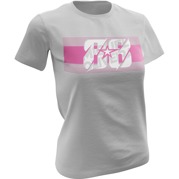Ixon - T-shirt femme Miguel Oliveira Ladies Blanc / Rose