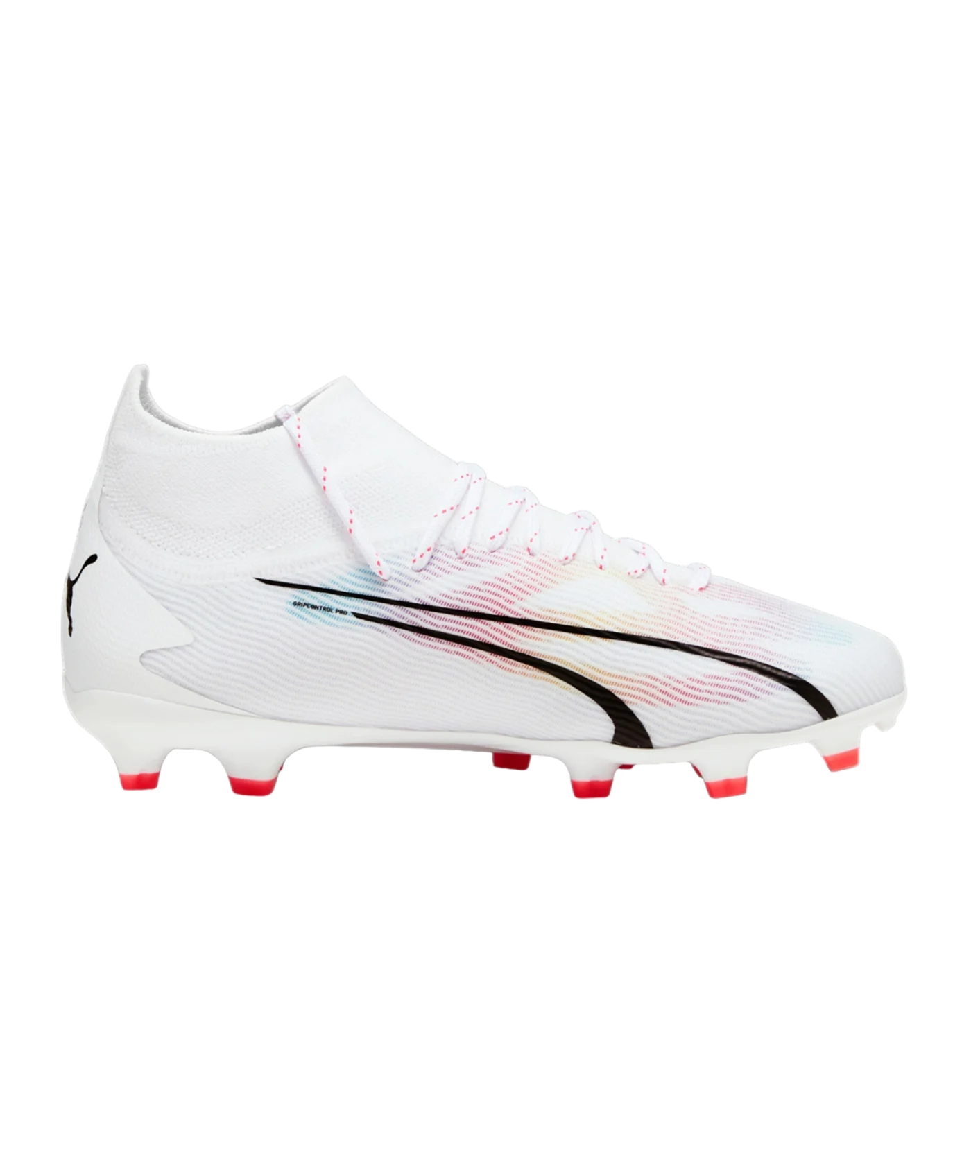 PUMA ULTRA Pro FG/AG Breakthrough Jr Kids Weiss Rot F01