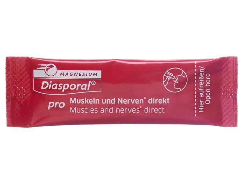 Magnesium Diasporal Pro Muskeln   Nerven 30 Direct Sticks Veganes Direktgranulat mit Magnesium und B-Vitaminen