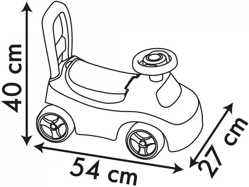Smoby Rutschfahrzeug Minnie Rutschauto für Kinder
