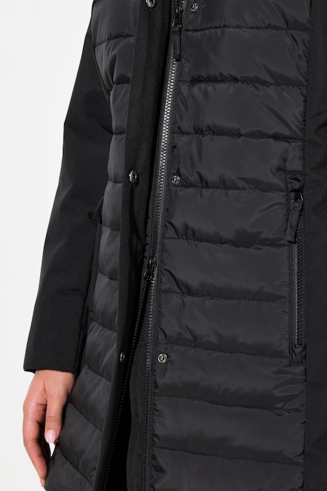 HYPRAR Hybridjacke, Stepp/Softshell, Stehkragen, Kapuze