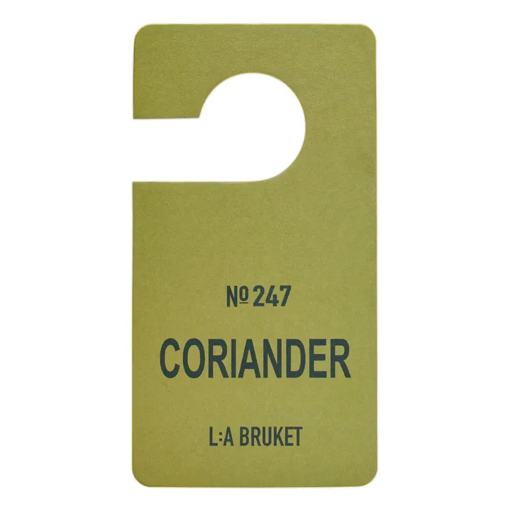 L:A BRUKET Etiquette parfumée Coriandre 247