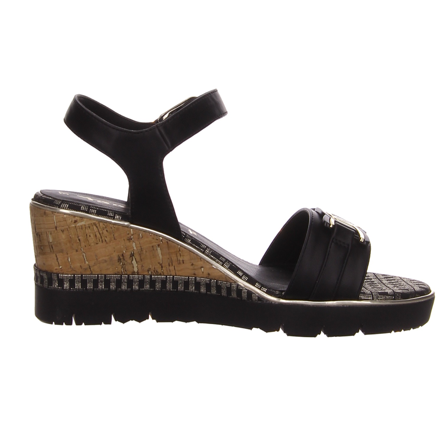 Tamaris Keilsandalette schwarz schwarz