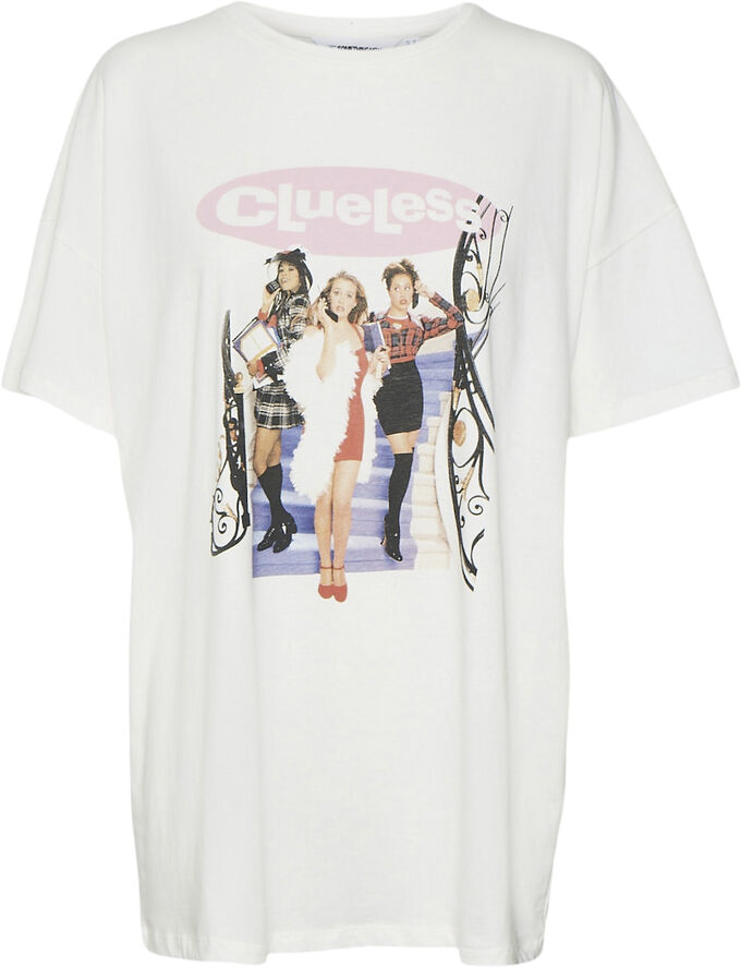Something New SNEMMA SS OVERSIZE TEE - CLUELESS Star white/clueless print