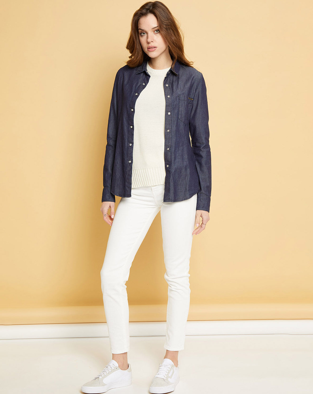 Acquaverde Jean Denim Nevada blanc