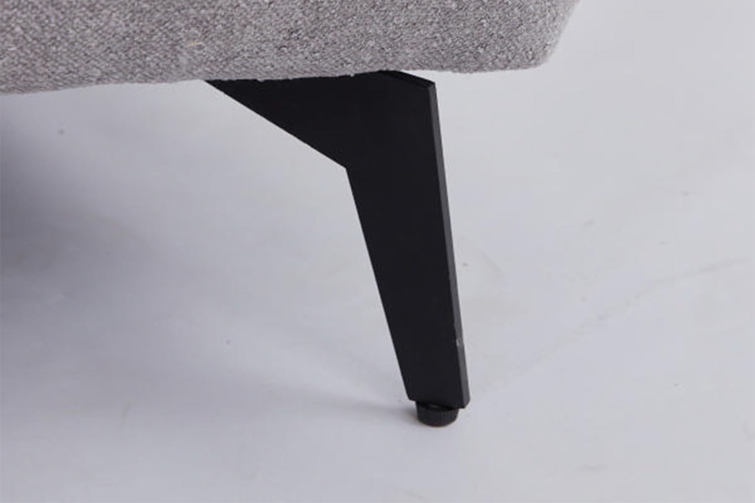KAWOLA Sofa Garbo Designsofa Stoff grau rechts offen