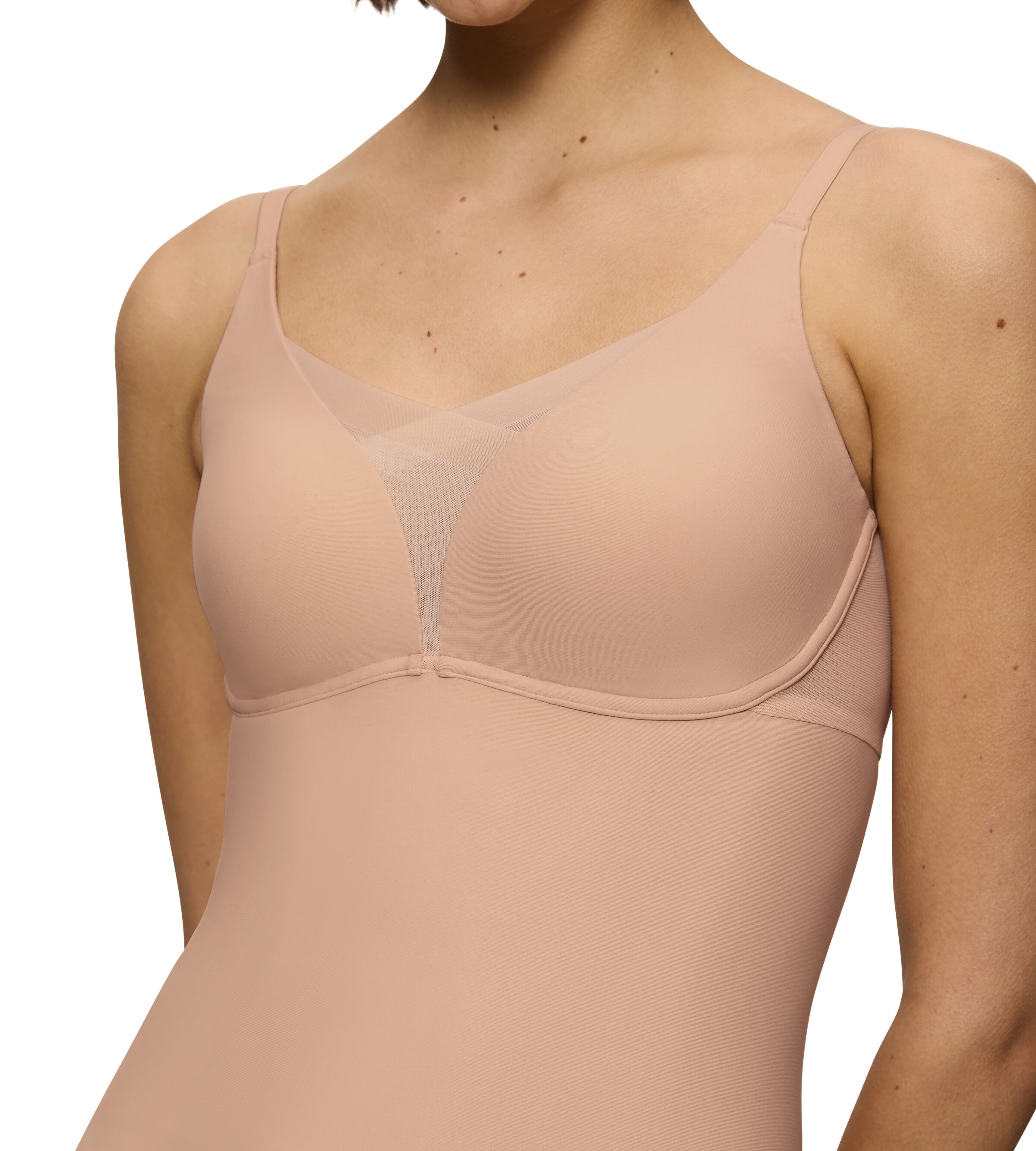 Triumph BH-Hemd »Shape Smart Bra-Shirt«, glättend, ohne Bügel, tiefer V-Ausschnitt mit Mesh-Details