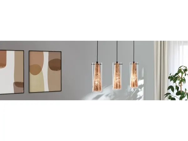 EGLO PINTO GOLD LANGBORD 3L GULD/KLAR