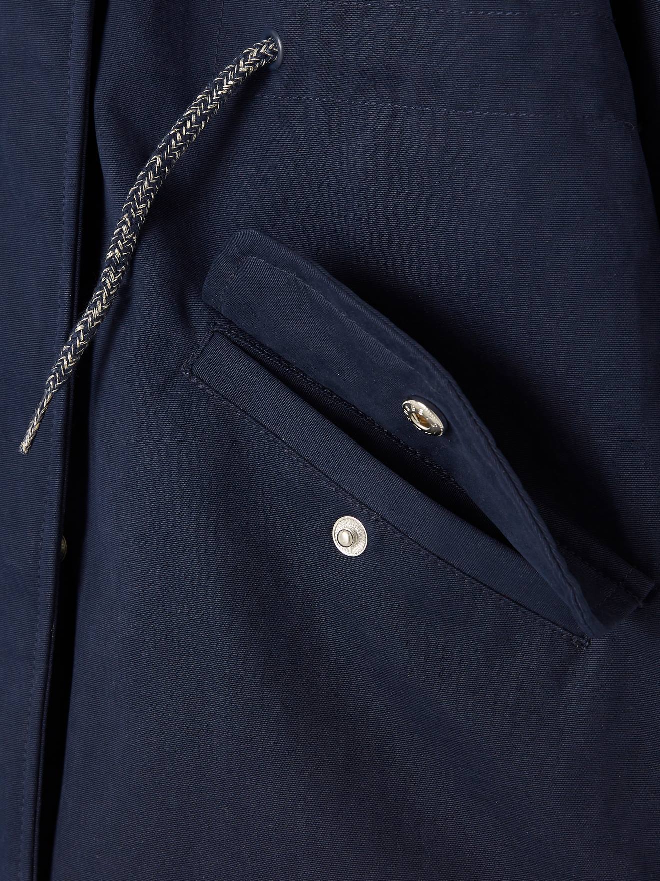 Parka 3 em 1 para meninas, azul escuro liso