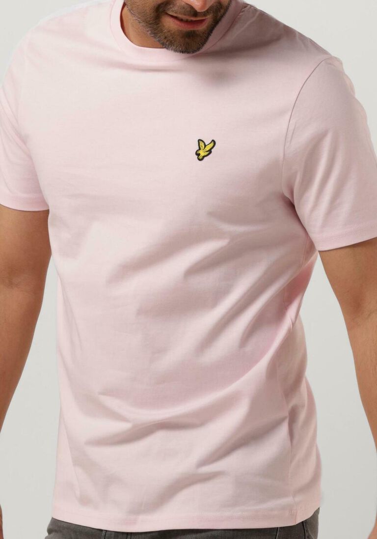 LYLE & SCOTT lichtroze lyle & scott t-shirt plain t-shirt