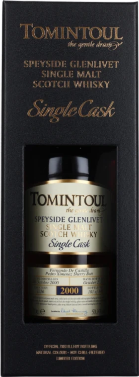 TOMINTOUL 22 YEARS 2000 PEDRO XIMÉNEZ SINGLE CASK 70CL