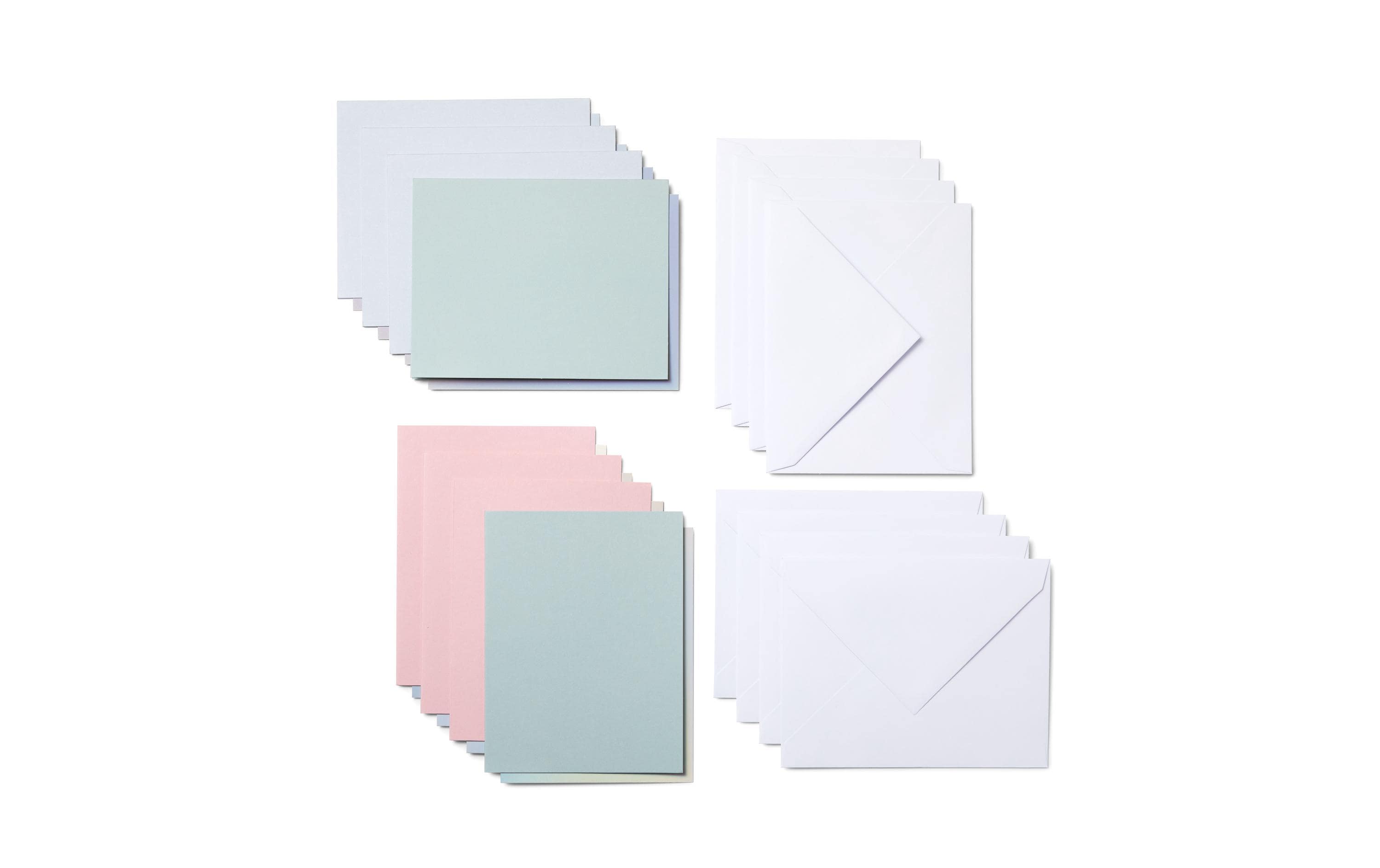 Blankokarte Joy cut-away pastel 8 StückKartenset für Plotter