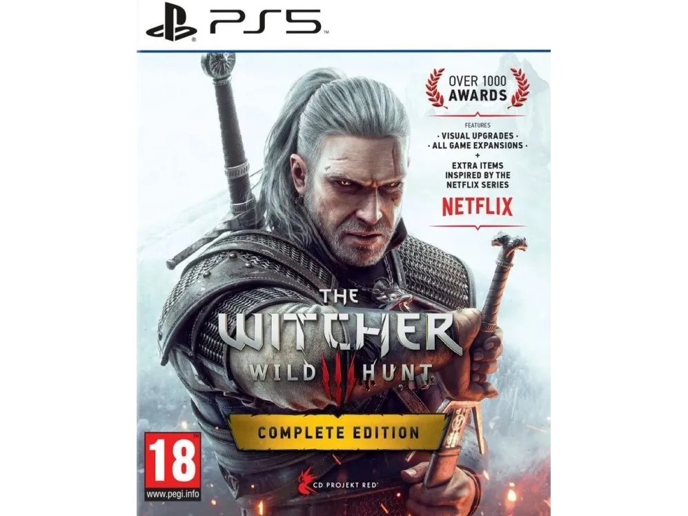 The Witcher Wild Hunt III Complete Edition game, PS5