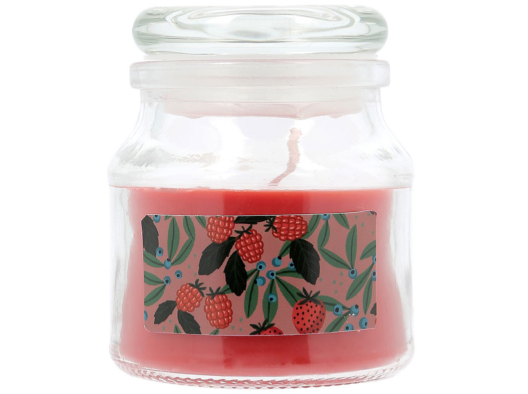 VELA AROMÁTICA VIDRO ACTUEL FRUTOS VERMELHOS