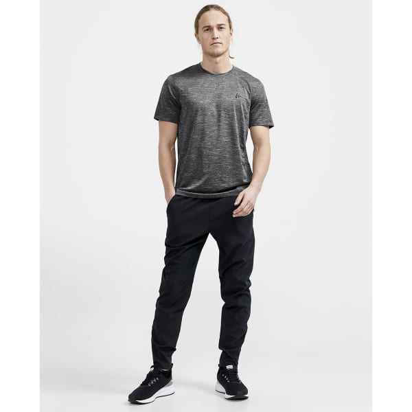T-shirt running CRAFT ADV ESSENCE MELANGE SS TEE M BLACK MELANGE