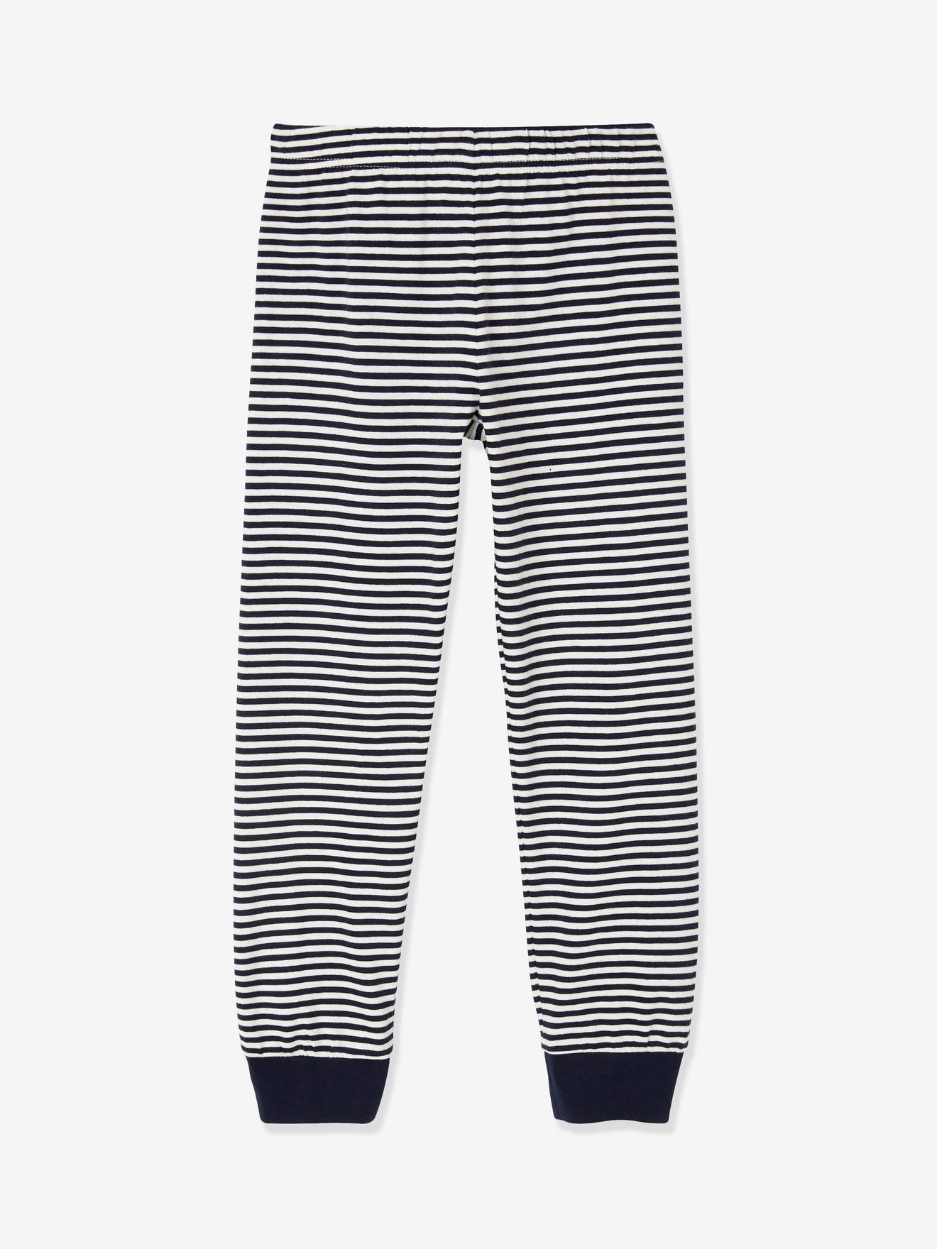 Pacote com 2 pijamas náuticos em dois tons de azul escuro/multicoloridos