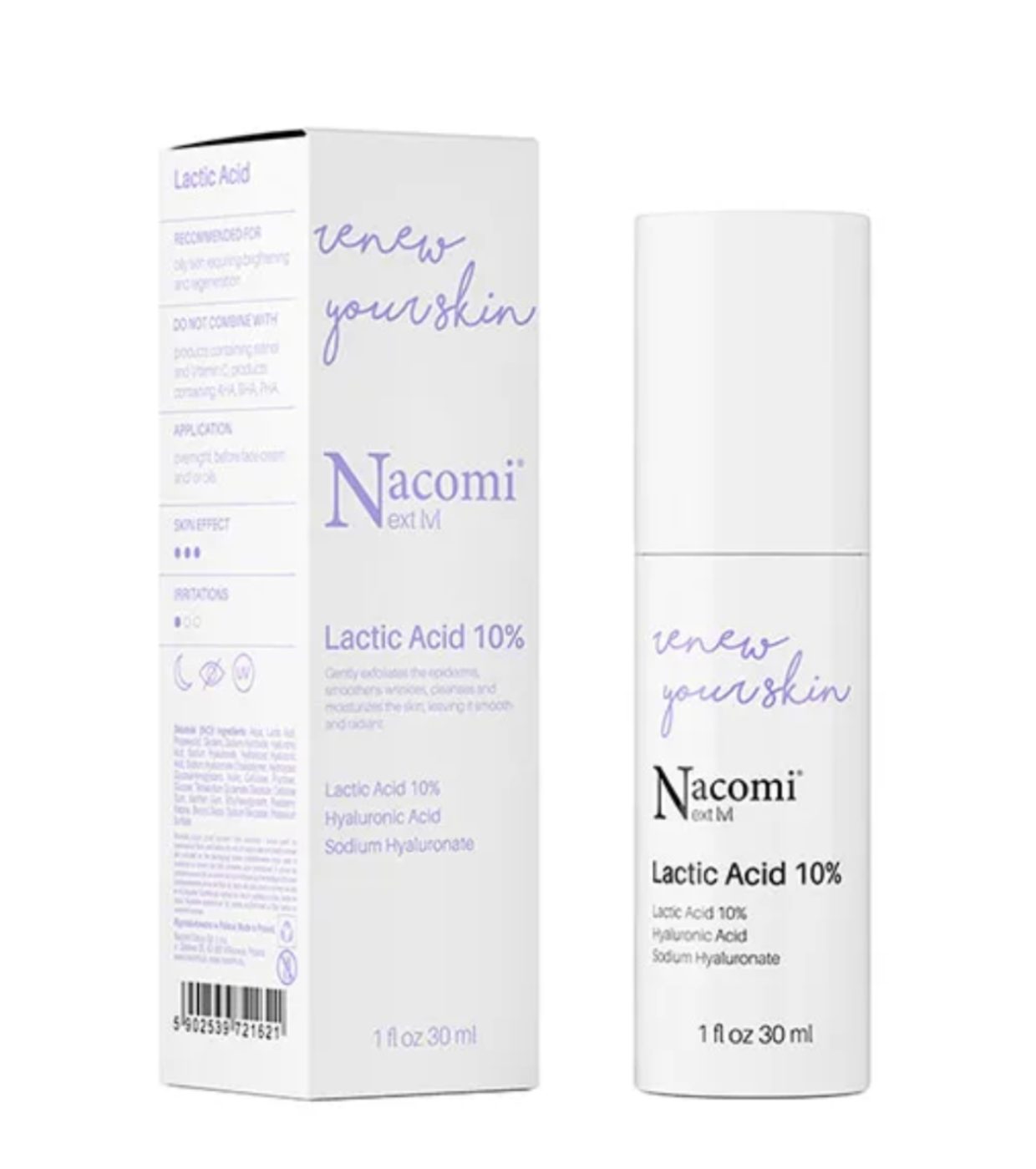 Nacomi - *Next Lvl* - Soro com Ácido Lático 10% Renew Your Skin