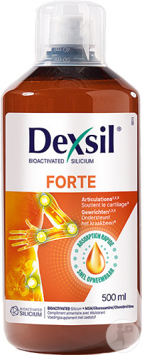 Dexsil Forte Articulations Silicium Bio-Activated MSM/Glucosamine/Chondroïtine Solution Flacon 1000m