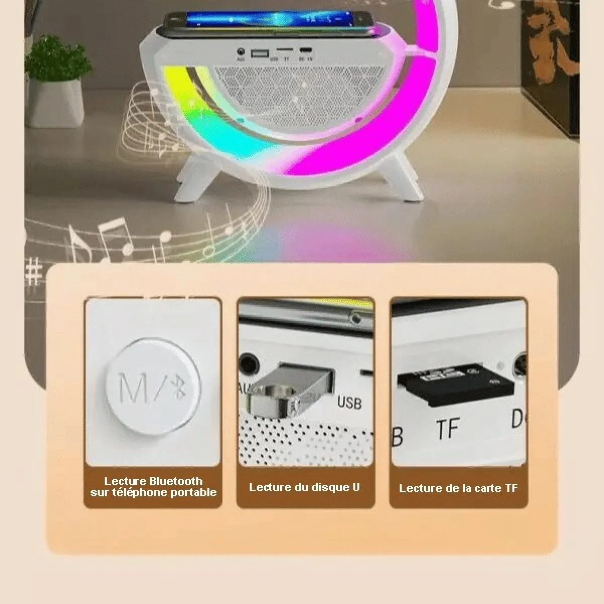 Diver Marques YN-2209 RVB Lampe de Table