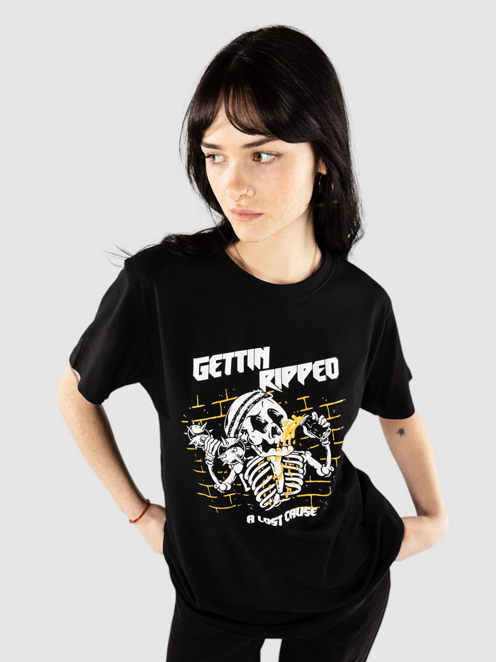A Lost Cause Gettin Ripped T-Shirt black