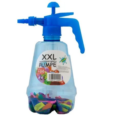 Splash Wasserbombenpume mit 100 Wasserbomben, sortiert