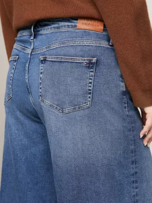 Bermuda jeans de cintura alta Curve