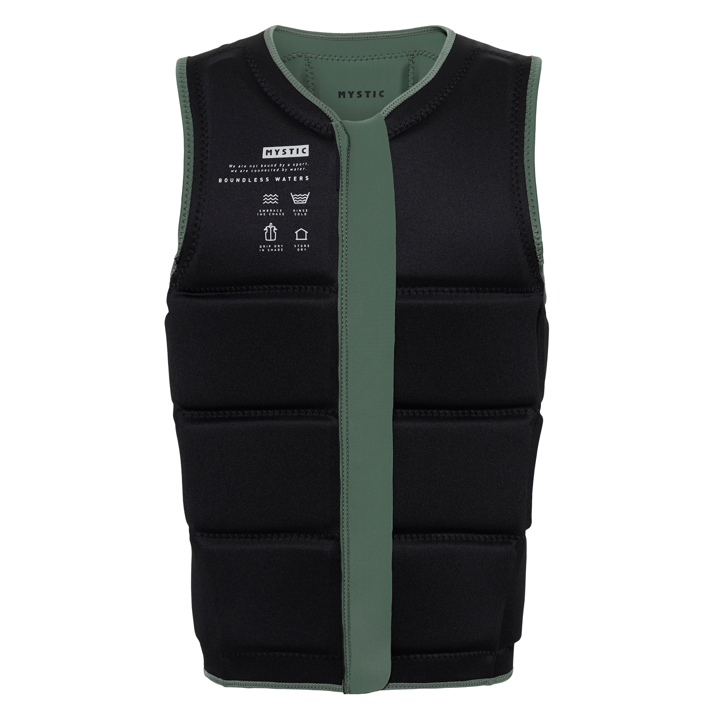 Mystic Star Impact Vest F/zip - Wake - 2025 Black