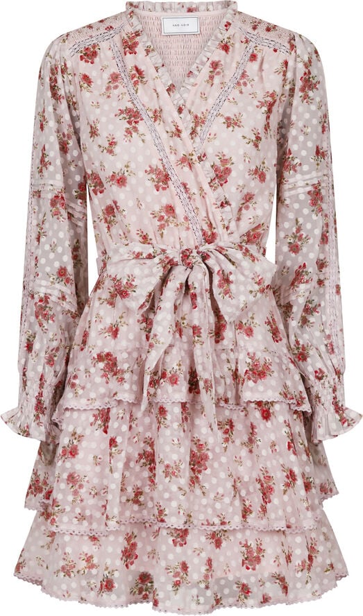 Neo Noir Ada Dreamy Rose Dress Rose