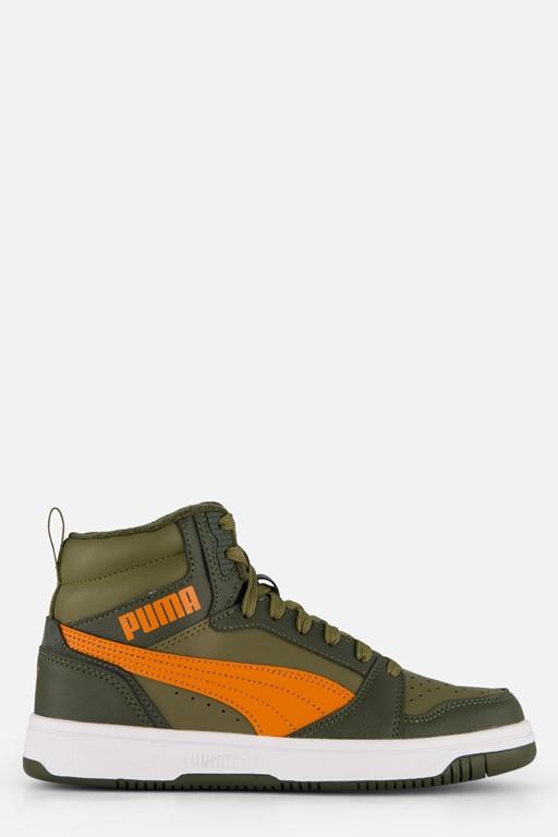 Puma Rebound v6 Mid Sneakers groen Synthetisch
