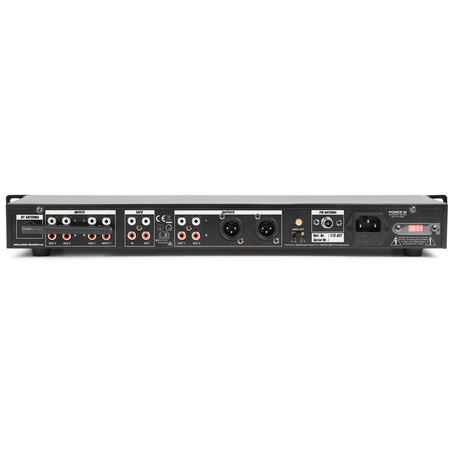 Power Dynamics PDC75 Bluetooth/USB/SD/Radio mediaspeler