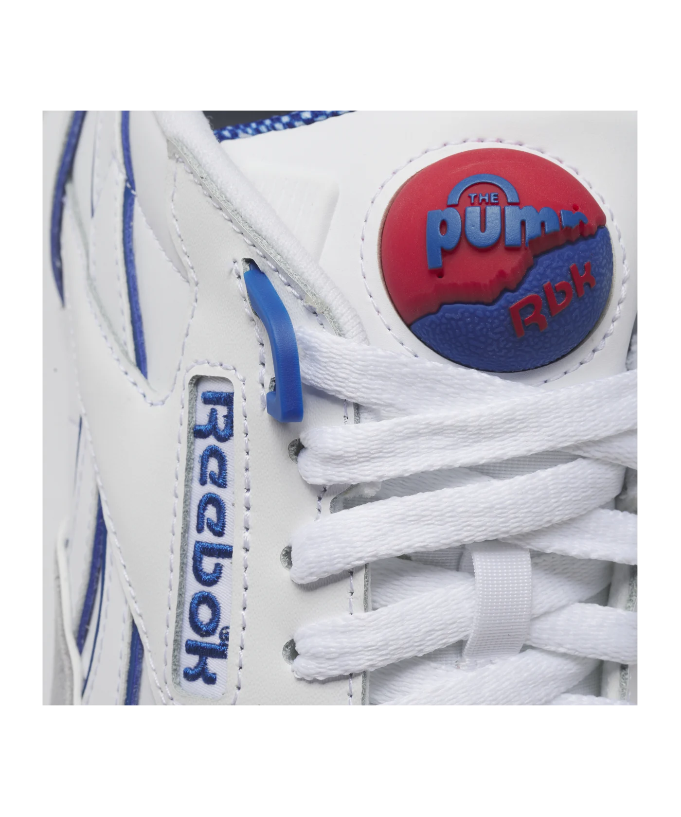 Reebok Classic Leather Pump Weiss Blau