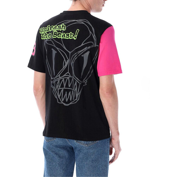 enea bastianini - T-shirt Dual 23 Monster Noir / Rose / Vert