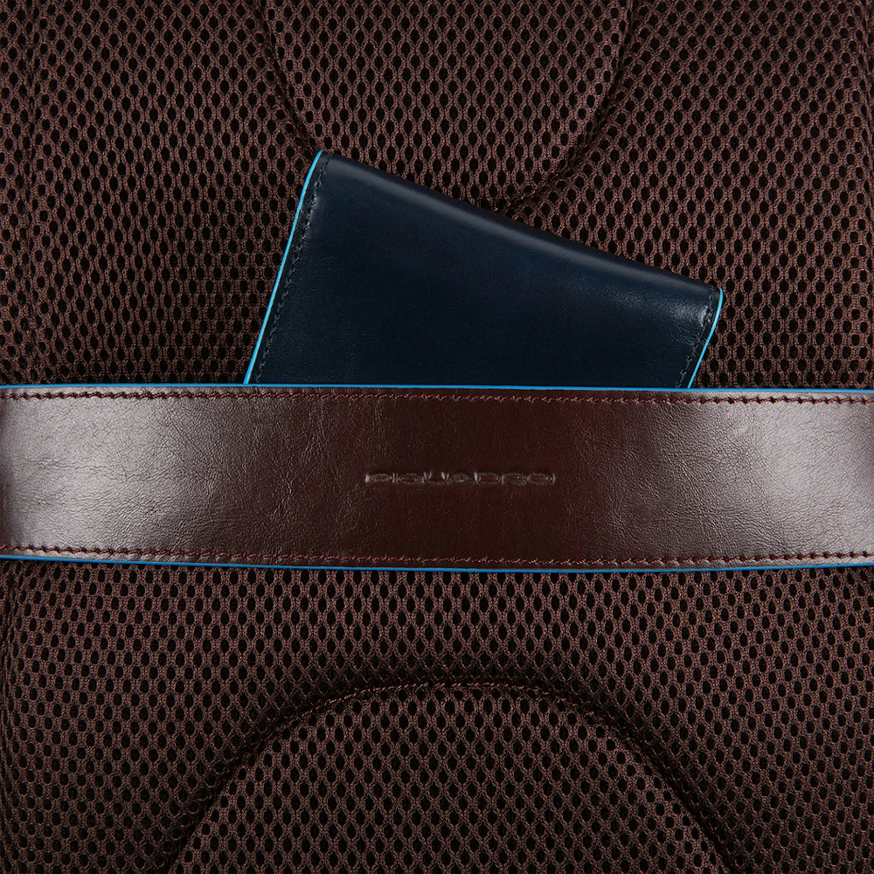 Sac à dos en cuir avec poche | Marron