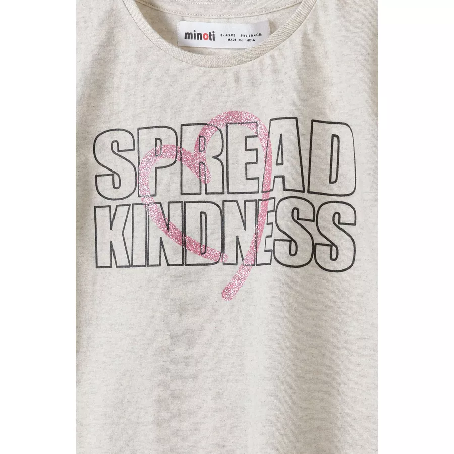 MINOTI T-Shirt Beige Meliert