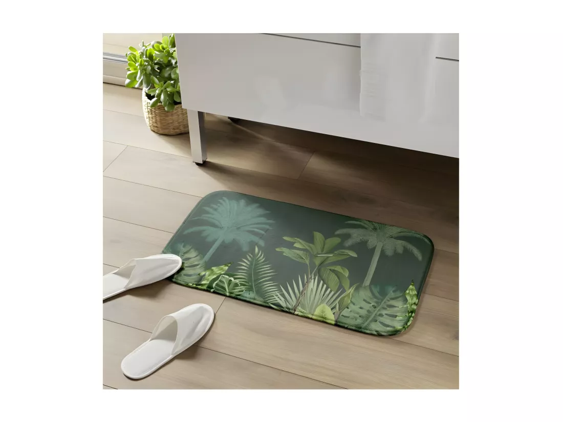 Tapis de Bain 45 x 75 cm Vagabonde - Microfibre Imprimée
